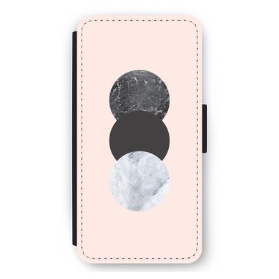 Marmeren cirkels: iPhone 12 Pro Max Flip Hoesje