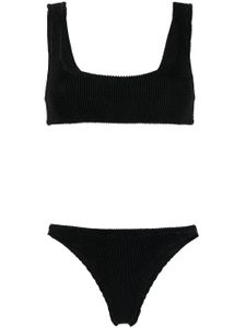 Reina Olga bikini Ginny à design froissé - Noir