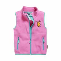 Playshoes fleece vestje muis fuchsia Maat