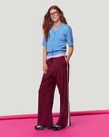 HEMA Damesbroek Dahlia Relaxed Fit Bordeauxrood (bordeauxrood)