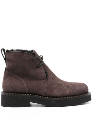 Premiata bottines chelsea en daim 40 mm - Marron