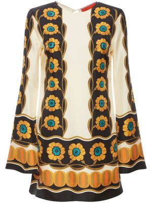 La DoubleJ robe Supremes Swing à coupe courte - Tons neutres