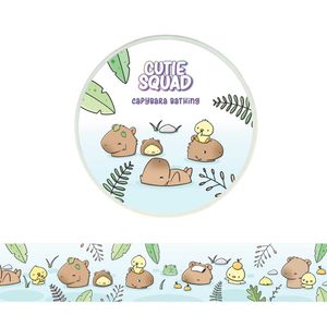 CutieSquad Washi tape - Capybara Bathing