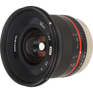 Samyang 12mm F/2.0 NCS CS Fuji X zwart occasion