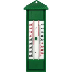 Thermometer min/max - groen - kunststof - 31 cm   -