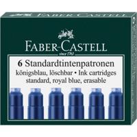 Inktpatronen Faber-Castell blauw doosje a 6 stuks - thumbnail