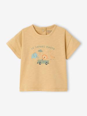 T-shirt baby jongen safari cappuccino