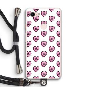 GIRL POWER: Pixel 3 XL Transparant Hoesje met koord