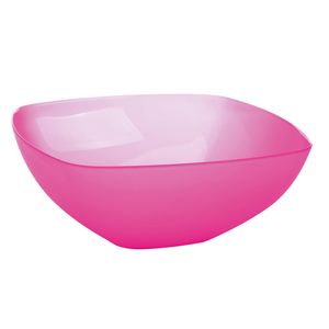 Juypal Serveerschaal/slakom - fuchsia roze - 5,5 liter- kunststof- D30 x H12 cm - Serveerschalen