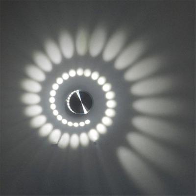 YWXLight Aluminium Binnenverlichting LED Wandlamp versier lichten AC 110-240V (Koel Wit)