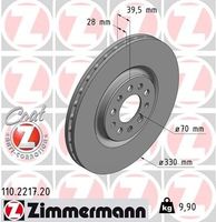 Remschijf Coat Z 110221720