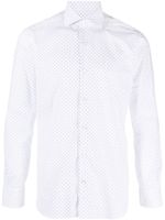 Barba chemise à pois - Blanc