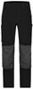 James & Nicholson JN1813 Workwear Pants 4-Way Stretch Slim Line - /Black - 46