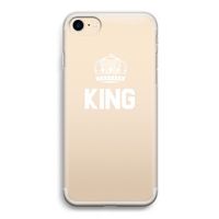 King zwart: iPhone 7 Transparant Hoesje