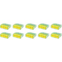 4-polige Gele Lasklem 0.2-2.5 mm² - 10 Stuks