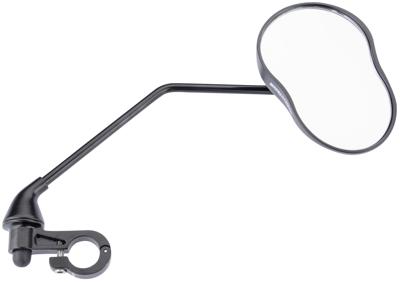 Ergotec spiegel m-99lv met lange arm 121 x 78-66 mm aluminium zwart gezandstraald