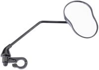 Ergotec spiegel m-99lv met lange arm 121 x 78-66 mm aluminium zwart gezandstraald