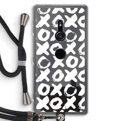 XOXO: Sony Xperia XZ2 Transparant Hoesje met koord