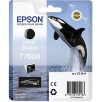 Epson inktpatroon mat zwart T 7608 - thumbnail