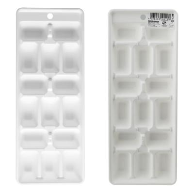 Fackelmann ijsblokjesvormer 24x9 cm wit pp
