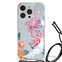 iPhone 14 Pro Case Anti-shock Bird Flowers