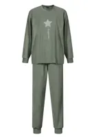 Badstof dames pyjama - Stars - Warme winter pyjama met boordjes