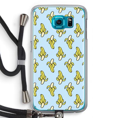 Bananas: Samsung Galaxy S6 Transparant Hoesje met koord
