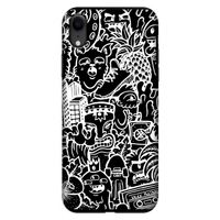 Vexx Black Mixtape: iPhone XR Tough Case