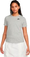 Nike Sportswear Club Essentials T-Shirt Dames Grijs maat XS - thumbnail