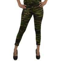 Camouflage legging voor dames - thumbnail