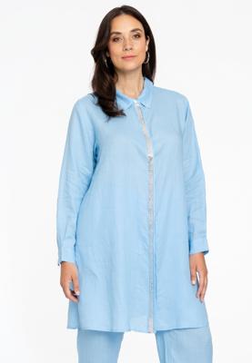 Yoek Blouse tape | Licht Blauw | Maat 50/52
