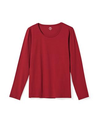 HEMA Dames Basic T-shirt Rood (rood)