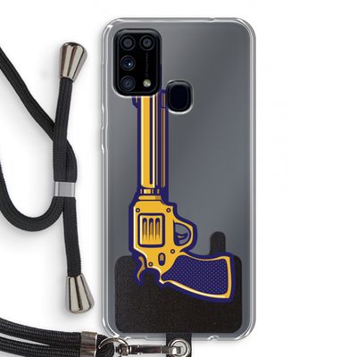 Pew Pew Pew: Samsung Galaxy M31 Transparant Hoesje met koord