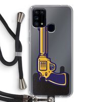 Pew Pew Pew: Samsung Galaxy M31 Transparant Hoesje met koord