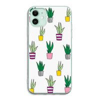 Sanseveria: iPhone 11 Transparant Hoesje