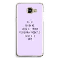 GSM: Samsung Galaxy A5 (2016) Transparant Hoesje