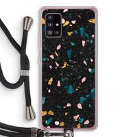 Terrazzo N°10: Samsung Galaxy A51 5G Transparant Hoesje met koord