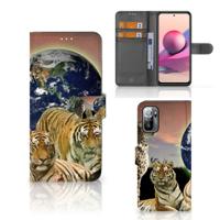 Xiaomi Redmi Note 10/10T 5G | Poco M3 Pro | Telefoonhoesje | Met pasjeshouder | Roofdieren