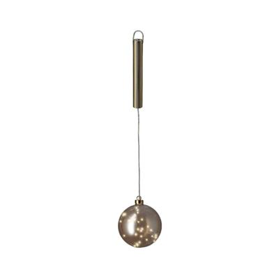 Kerstbal Lumineo Gouden Kristal Om op te hangen MicroLED