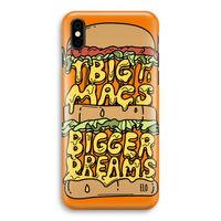 Big Macs Bigger Dreams: iPhone X Volledig Geprint Hoesje