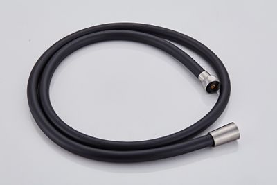 Doucheslang SaniClear Exlusive Pro | 150 cm | Messing | Glad | RVS look/Zwart