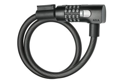 AXA Resolute C12-65 Kabelslot Combinatie - Zwart AXA Resolute C12-65 Kabelslot Combinatie - Zwart