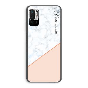 Marmer in stijl: Xiaomi Redmi Note 10 5G Transparant Hoesje