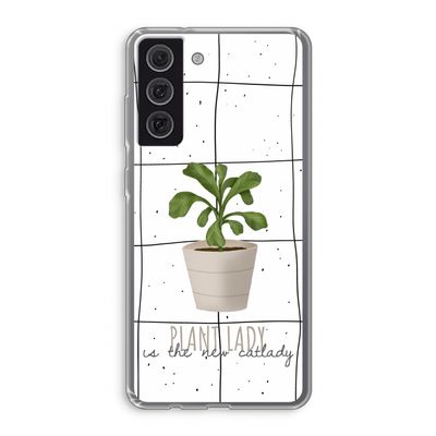 Kamerplant op vensterruit: Samsung Galaxy S21 FE Transparant Hoesje