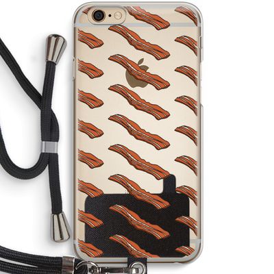 Bacon to my eggs #2: iPhone 6 / 6S Transparant Hoesje met koord