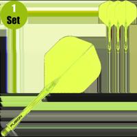 Winmau Winmau Fusion Flight en Shaft - Neon Geel