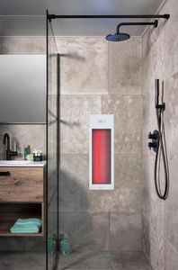 Xenz Feel Good Shower M infrarood inbouw 68x20 cm wit