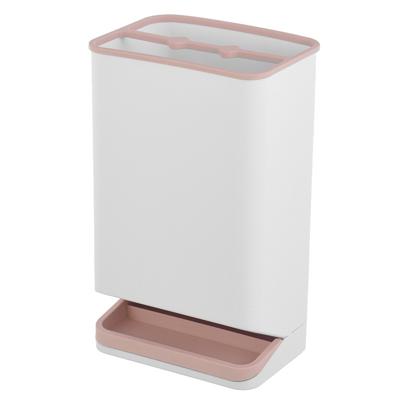 Kunststof afneembare lekvrije type partitie paraplu opslag rek (roze)