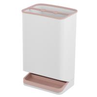 Kunststof afneembare lekvrije type partitie paraplu opslag rek (roze)