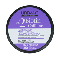 Urban Care No.2 Biotin Caffeine Hair + Scalp Anti-Hairfall Peeling Shampoo